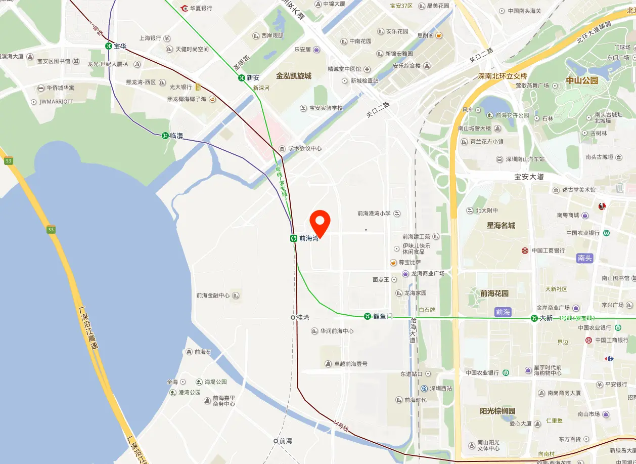 中粮前海创新中心地图位置